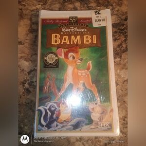 Disney's Masterpiece Bambi VHS - Multicolor New Sealed